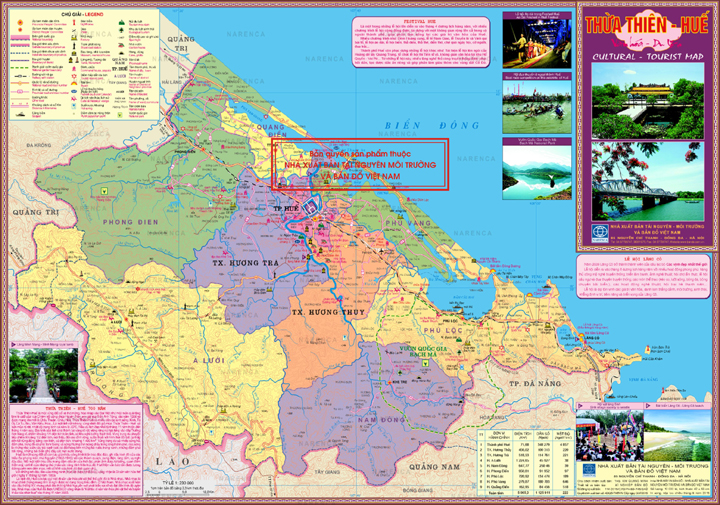 Bản đồ văn hóa du lịch Thừa Thiên Huế