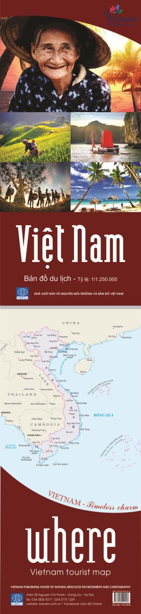 Bản đồ Du lịch Việt Nam (bà già), tỷ lệ 1/1.250.000
