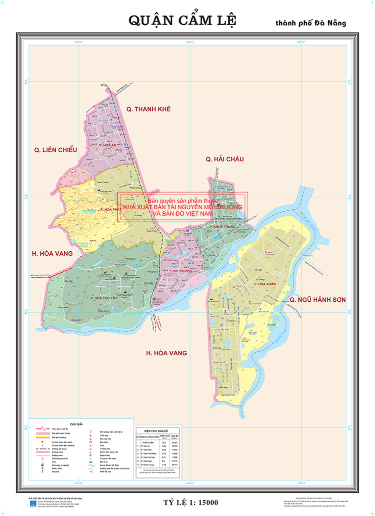Bản đồ Giao thông Quận Cẩm Lệ - TP Đà Nẵng