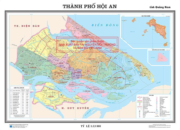 Bản đồ Giao thông TP Hội An - tỉnh Quảng Nam