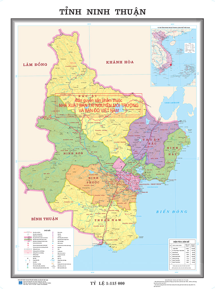 Bản đồ Giao thông tỉnh Ninh Thuận
