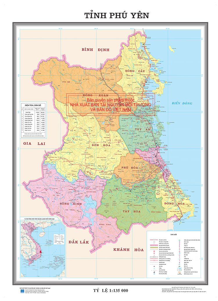 Bản đồ Giao thông tỉnh Phú Yên