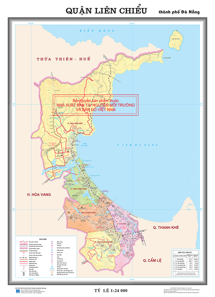 Bản đồ Giao thông Quận Liên Chiểu - TP Đà Nẵng