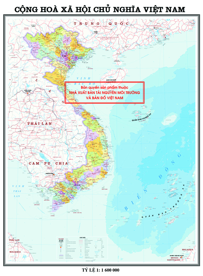 Bản đồ Hành chính Việt Nam 2A0