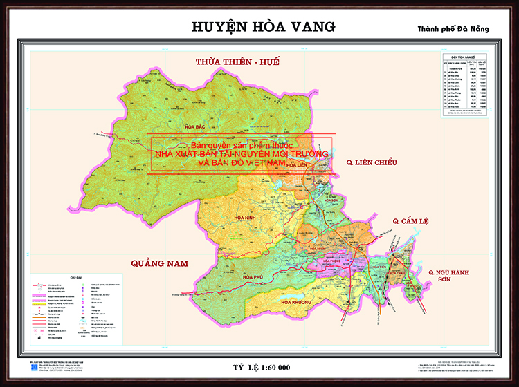 Bản đồ Giao thông huyện Hòa Vang - TP Đà Nẵng, Khung gỗ