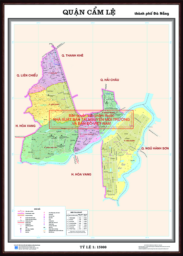 Bản đồ Giao thông quận Cẩm Lệ - TP Đà Nẵng, Khung gỗ