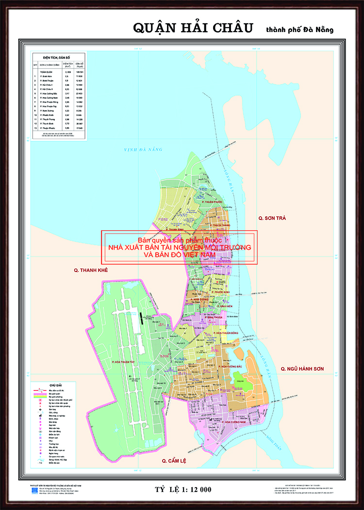 Bản đồ Giao thông quận Hải Châu - TP Đà Nẵng, Khung gỗ