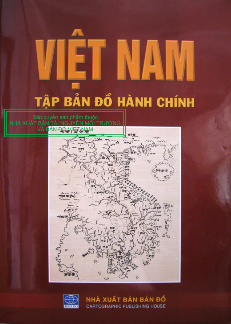 Tập bản đồ Hành chính Việt Nam 64 tỉnh, khổ A2