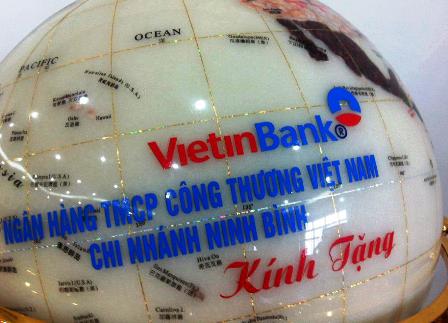 Vietinbank thu hồi những quả địa cầu in hình bản đồ xuyên tạc