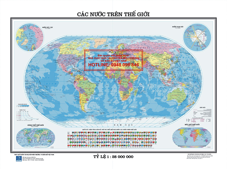 Bản đồ các nước trên Thế giới 2A0