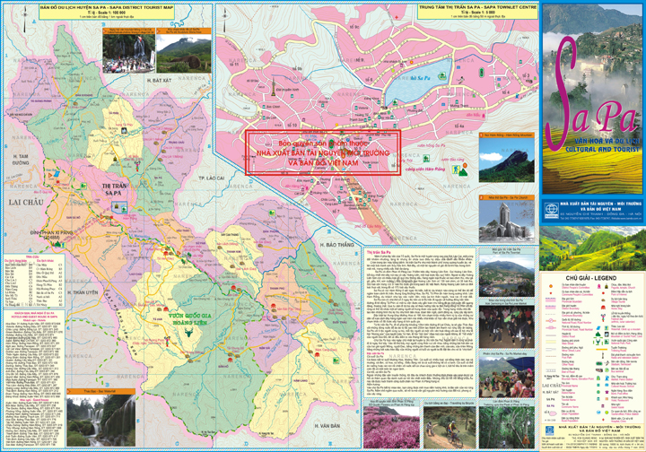 Bản đồ Văn hóa và du lịch Sa Pa 