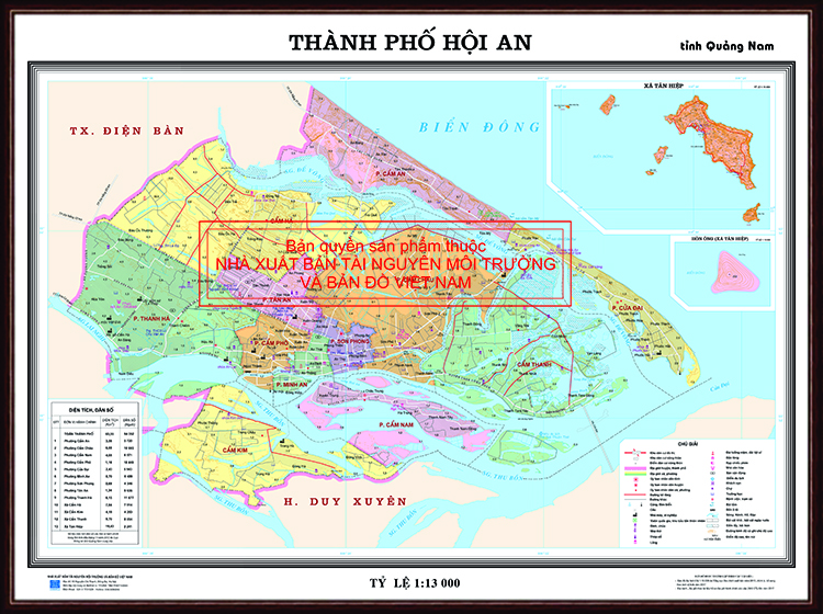 Bản đồ Giao thông TP Hội An - tỉnh Quảng Nam, Khung gỗ
