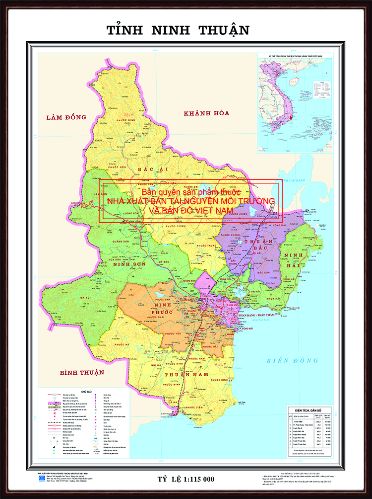 Bản đồ Giao thông tỉnh Ninh Thuận, Khung gỗ