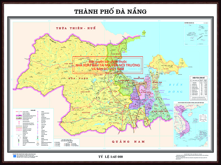 Bản đồ Giao thông TP Đà Nẵng, Khung gỗ