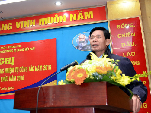 Nhà xuất bản Tài nguyên – Môi trường và Bản đồ Việt Nam tổ chức Hội nghị tổng kết công tác năm 2015, triển khai phương hướng nhiệm vụ công tác năm 2016